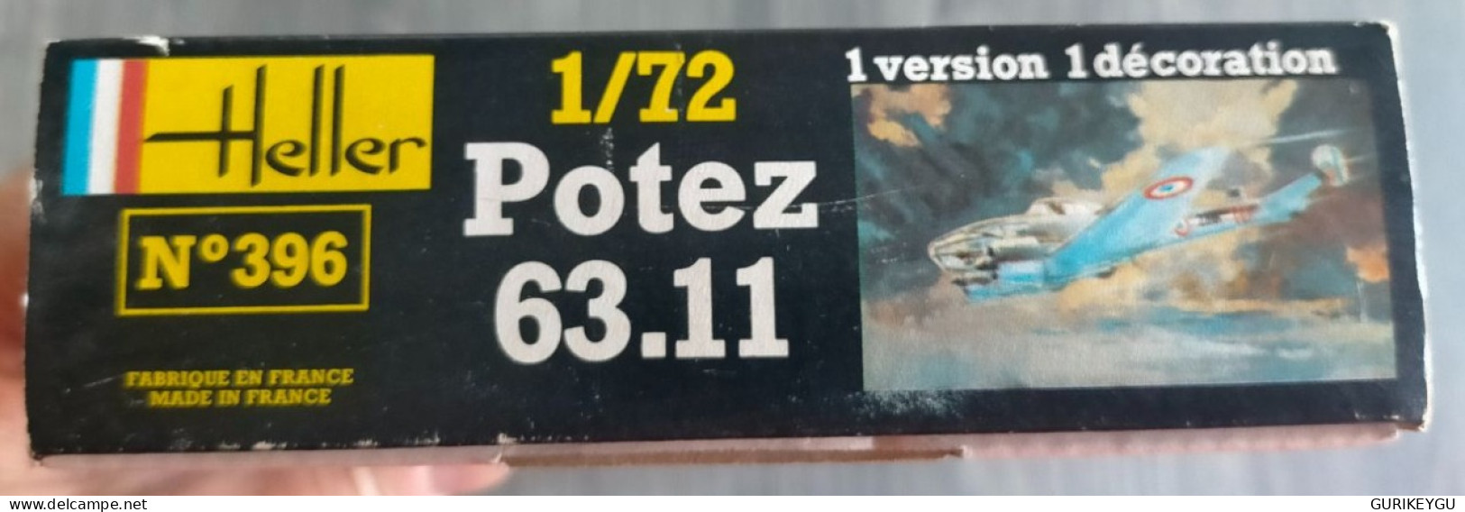 Rarissime Maquette AVION 1/72 Potez 63.11 Heller FRANCE N° 396 Ancienne EO NEUF Boite Fermée D'origine Années 70 - Aviation