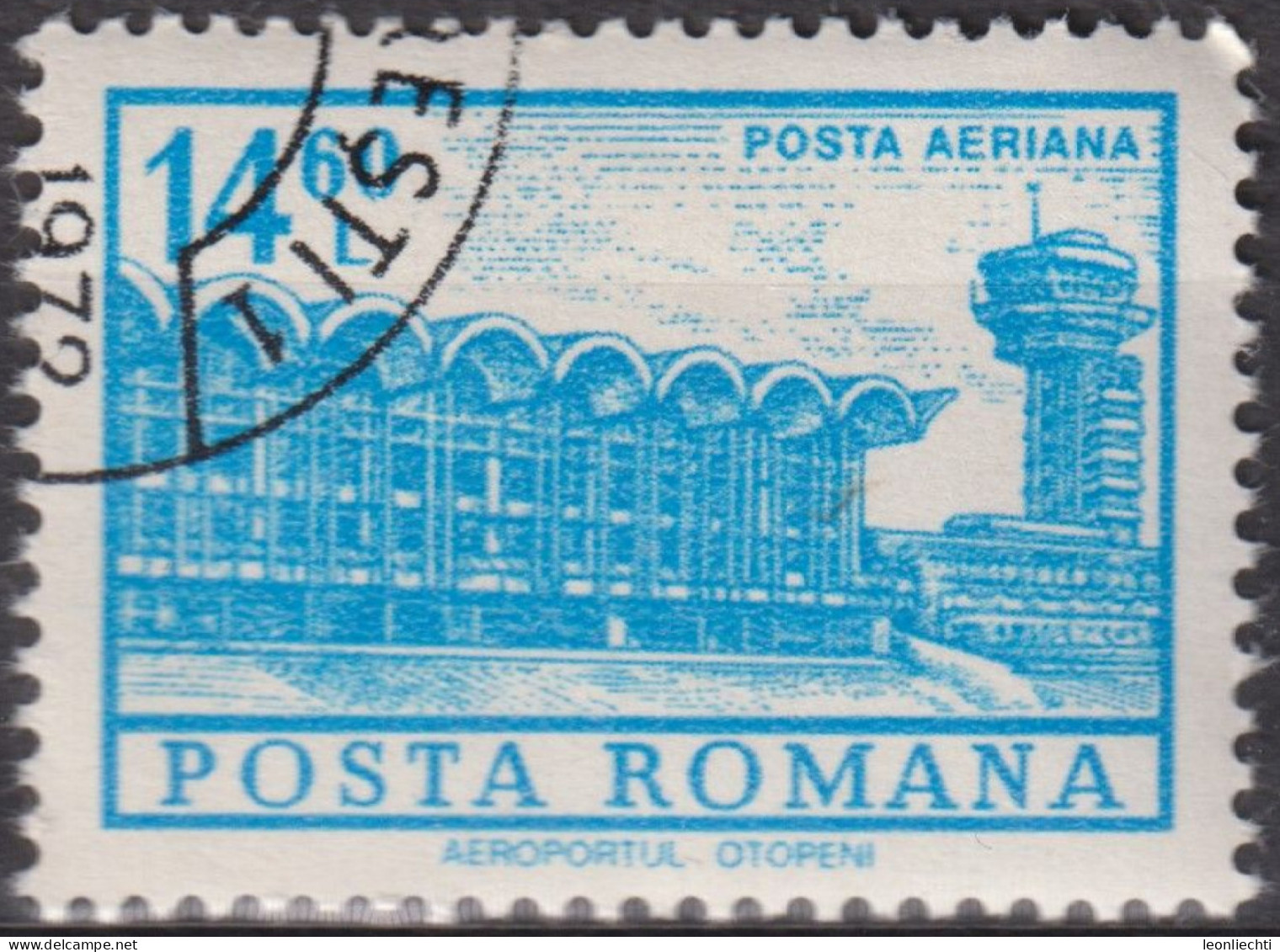 1972 Rumänien, Mi:RO 3102, Sn:RO C193, Yt:RO PA236, Flughafen Otopeni, Bukarest - Usati