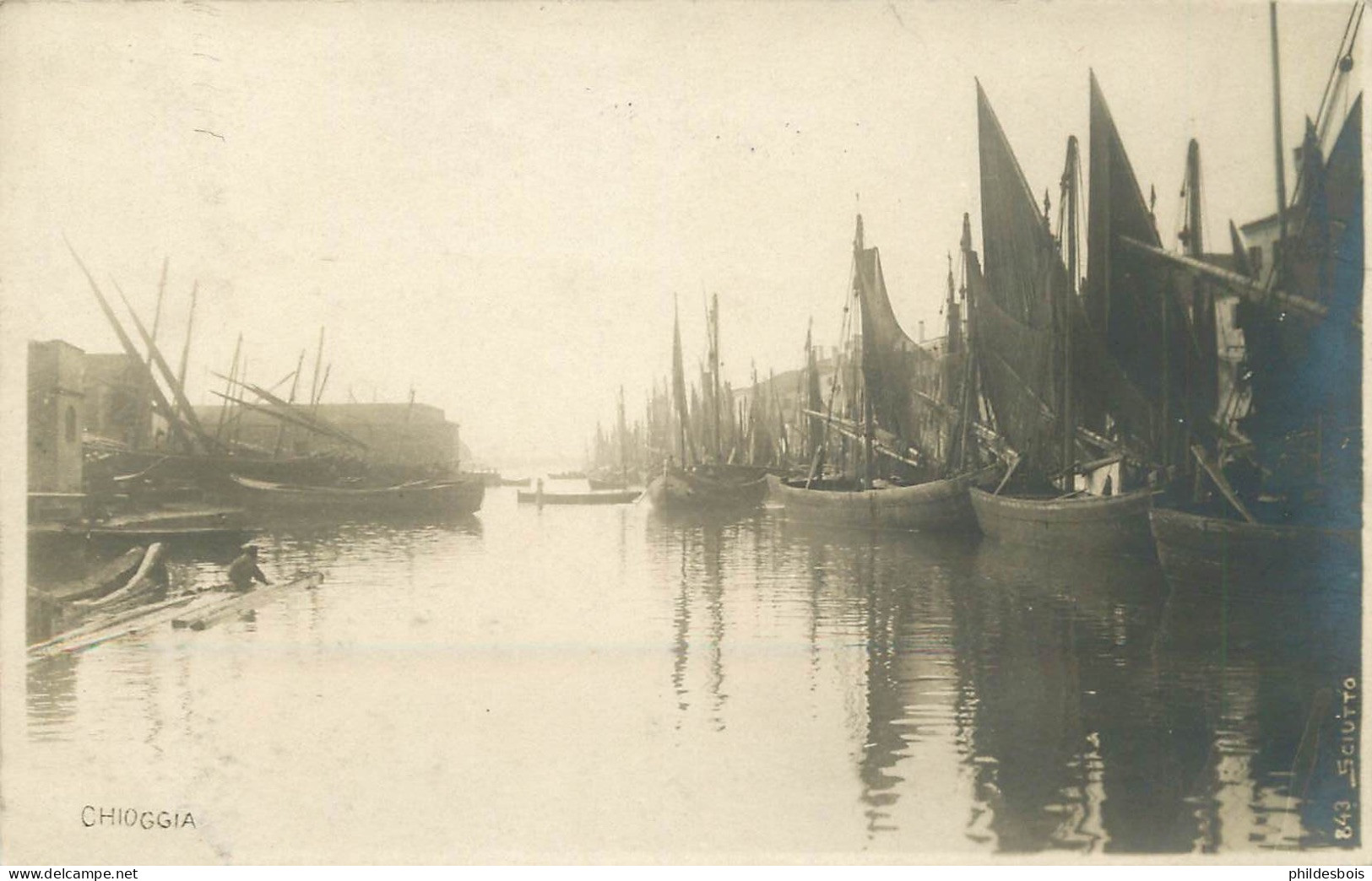 ITALIE  CHIOGGHIA ( Carte Photo Sciutto ) - Chioggia