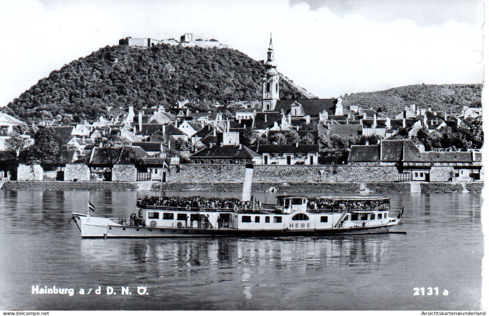 Hainburg An Der Donau Mit Raddampfer 1964 (12787) - Hainburg