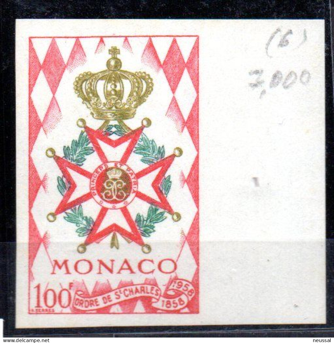Ensayo Sello  Nº 490 Sd   Monaco - Variétés