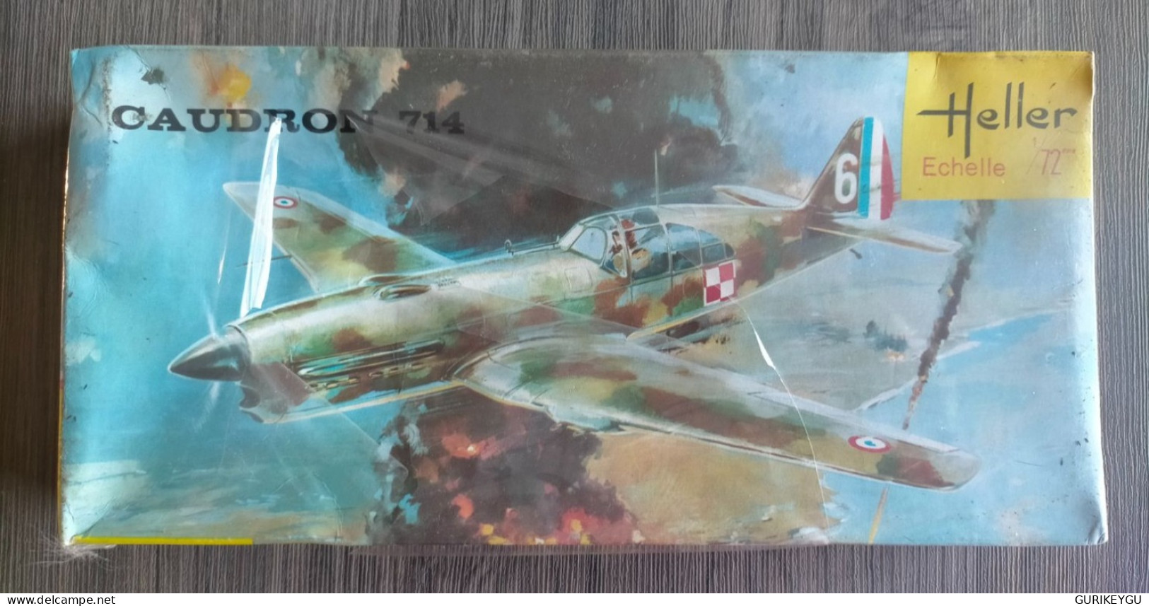 Maquette AVION 1/72 GAUDRON 714 Heller FRANCE  L 096 Ancienne EO  Boite Fermée D'origine Sous Blister Années 70 - Aviazione