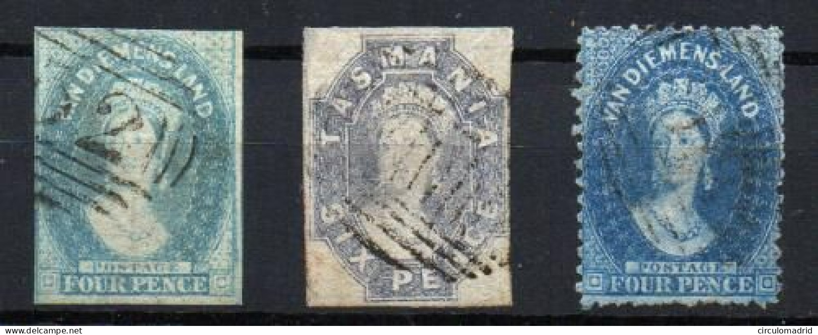 Tasmania Nº 12/3, 18  Año 1857 - Neufs