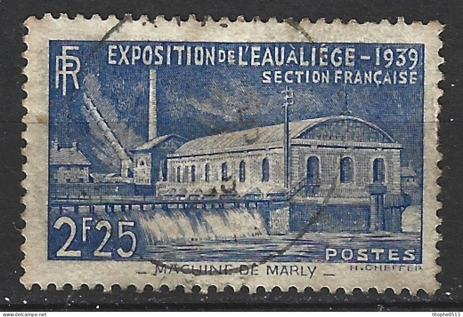 FRANCE. N°420 Oblitéré De 1939. Exposition De L'eau. - Water