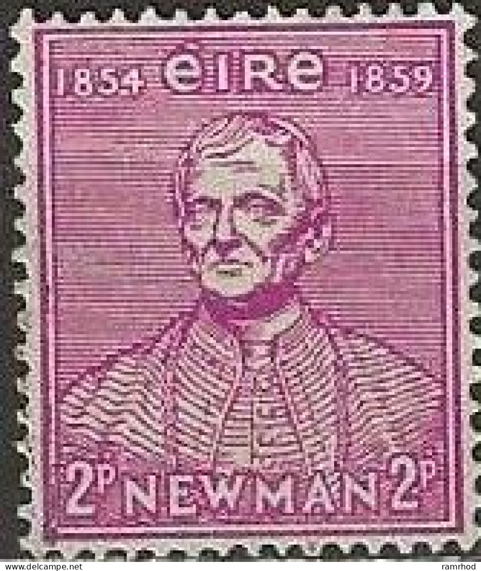 IRELAND 1954 Centenary Of Founding Of Catholic University Of Ireland - 2d - Cardinal Newman (first Rector) MNG - Neufs