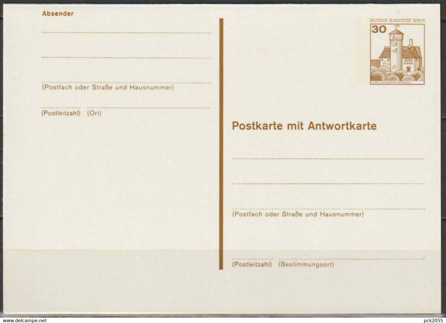Berlin Ganzsache Mi.-Nr. P 111 Ungebraucht (d 2695) Günstige Versandkosten - Cartoline - Nuovi