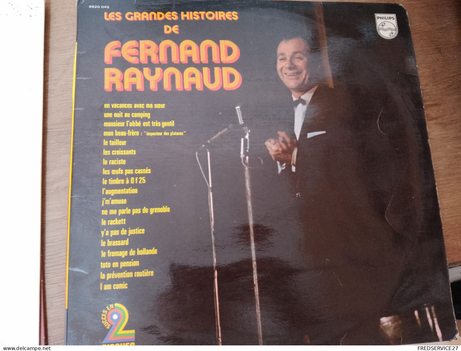 94 // LES GRANDES HISTOIRES DE FERNAND RAYNAUD / 2 DISQUES - Comiques, Cabaret