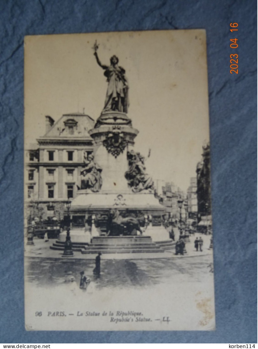 LA STATUE DE LA REPUBLIQUE - Statues