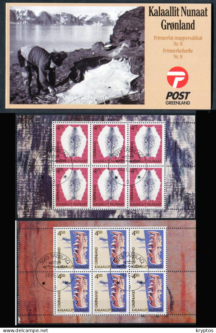 Greenland 2000. "Heritage And Culture". Booklet Complet W. 12 Stamps - USED - Postzegelboekjes