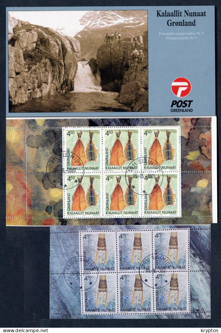 Greenland 2001. "Heritage And Culture". Booklet Complet W. 12 Stamps - USED - Markenheftchen