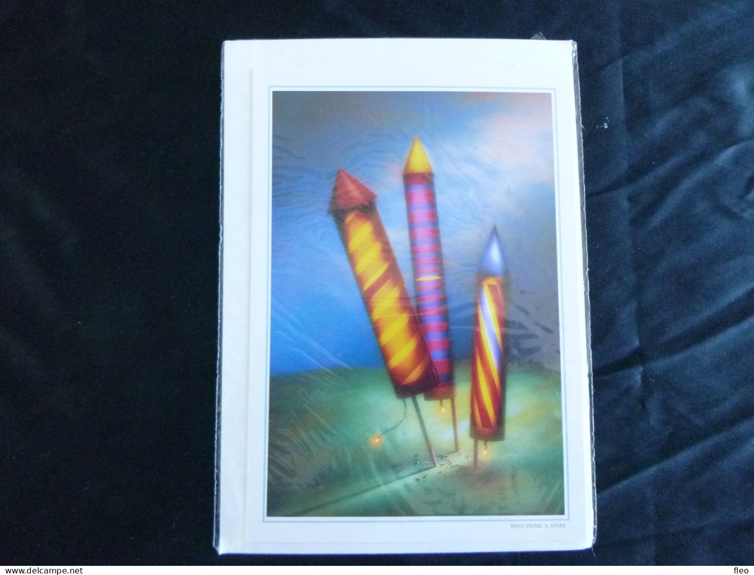 Postogram 104 / 96 - Vuurwerk - A. Jones, Tony Stone - Fireworks - Postogram