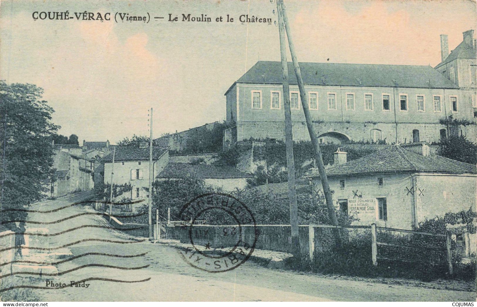 86 - COUHE VERAC - S13976 - Le Moulin Et Le Château - En L'état Pli - L23 - Couhe