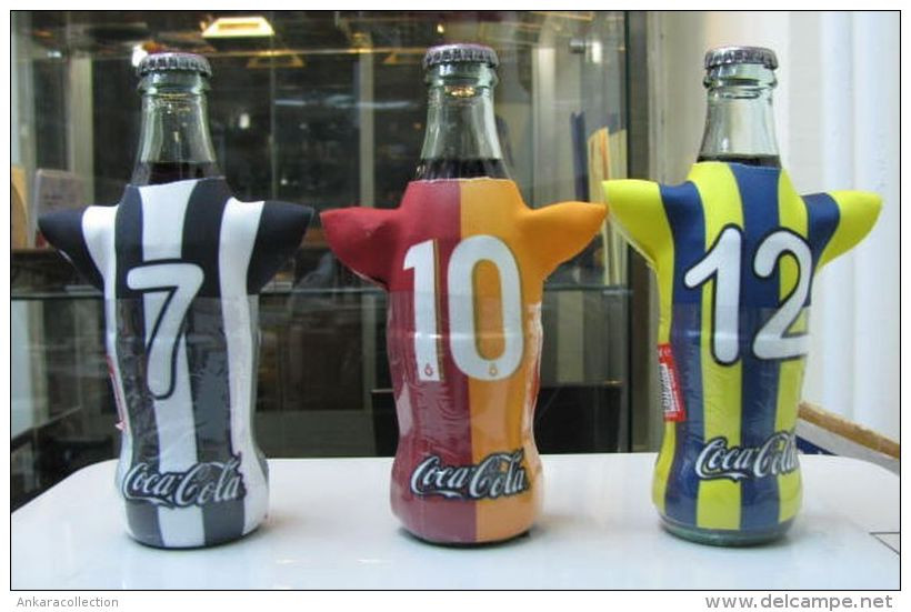 AC - COCA COLA BESIKTAS, FENERBAHCE & GALATASARAY FOOTBALL CLUB EMPTY BOTTLES - Bouteilles