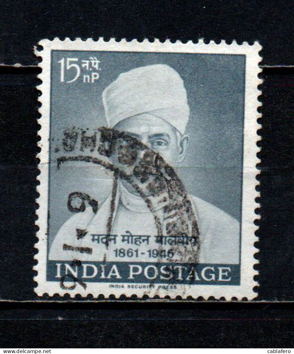 INDIA - 1961 - Madan Mohan Malaviya - USATO - Gebraucht