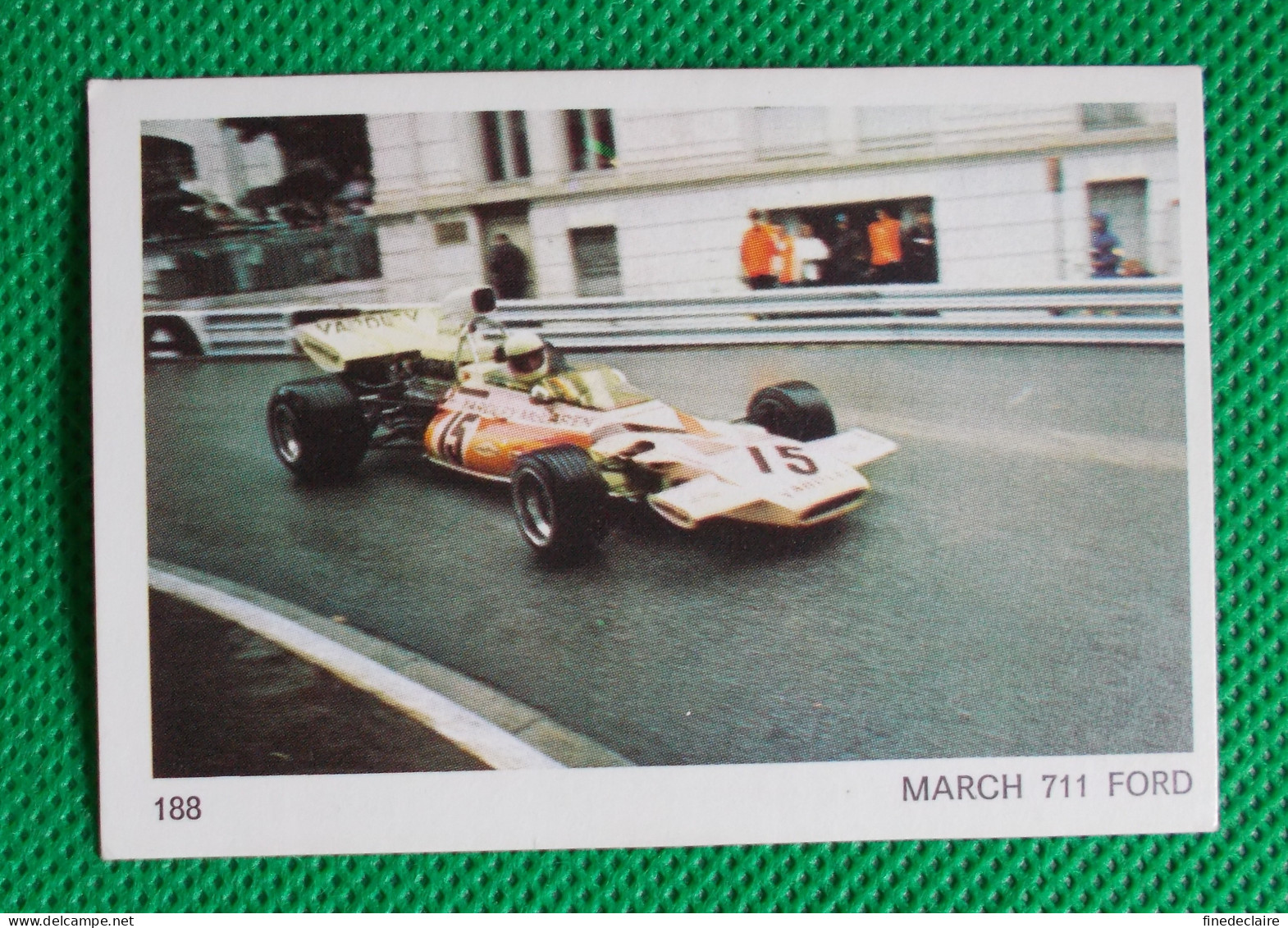 Trading Card - Americana Munich - (7,5 X 5,2 Cm) - March 711 Ford - N° 188 - Moteurs