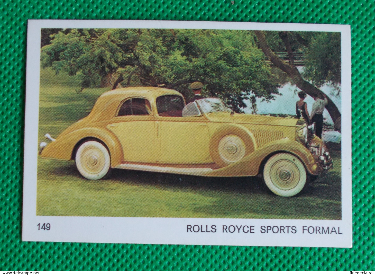 Trading Card - Americana Munich - (7,5 X 5,2 Cm) - Rolls Royce Sports Formal - N° 149 - Moteurs