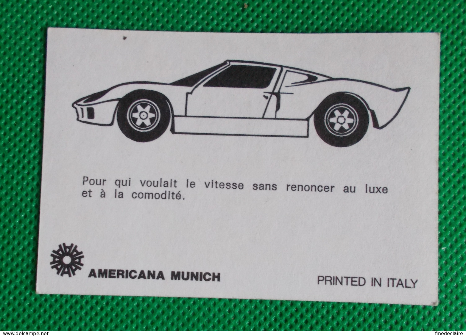 Trading Card - Americana Munich - (7,5 X 5,2 Cm) - Rolls Royce Sports Formal - N° 149 - Moteurs