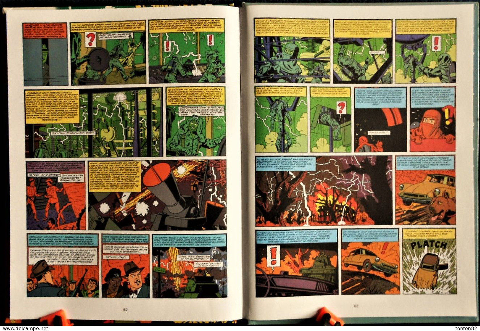 Edgar. P. Jacobs - S.O.S Météores - Éditions Blake et Mortimer - ( 1998 ) .