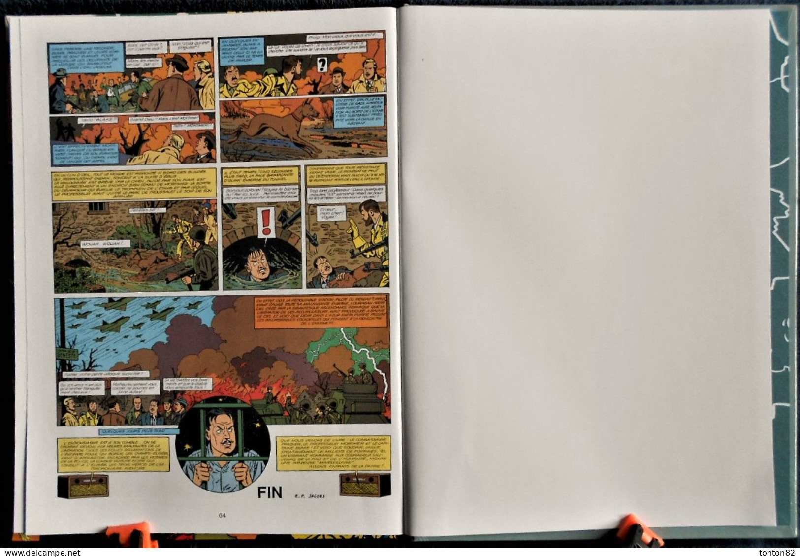 Edgar. P. Jacobs - S.O.S Météores - Éditions Blake et Mortimer - ( 1998 ) .