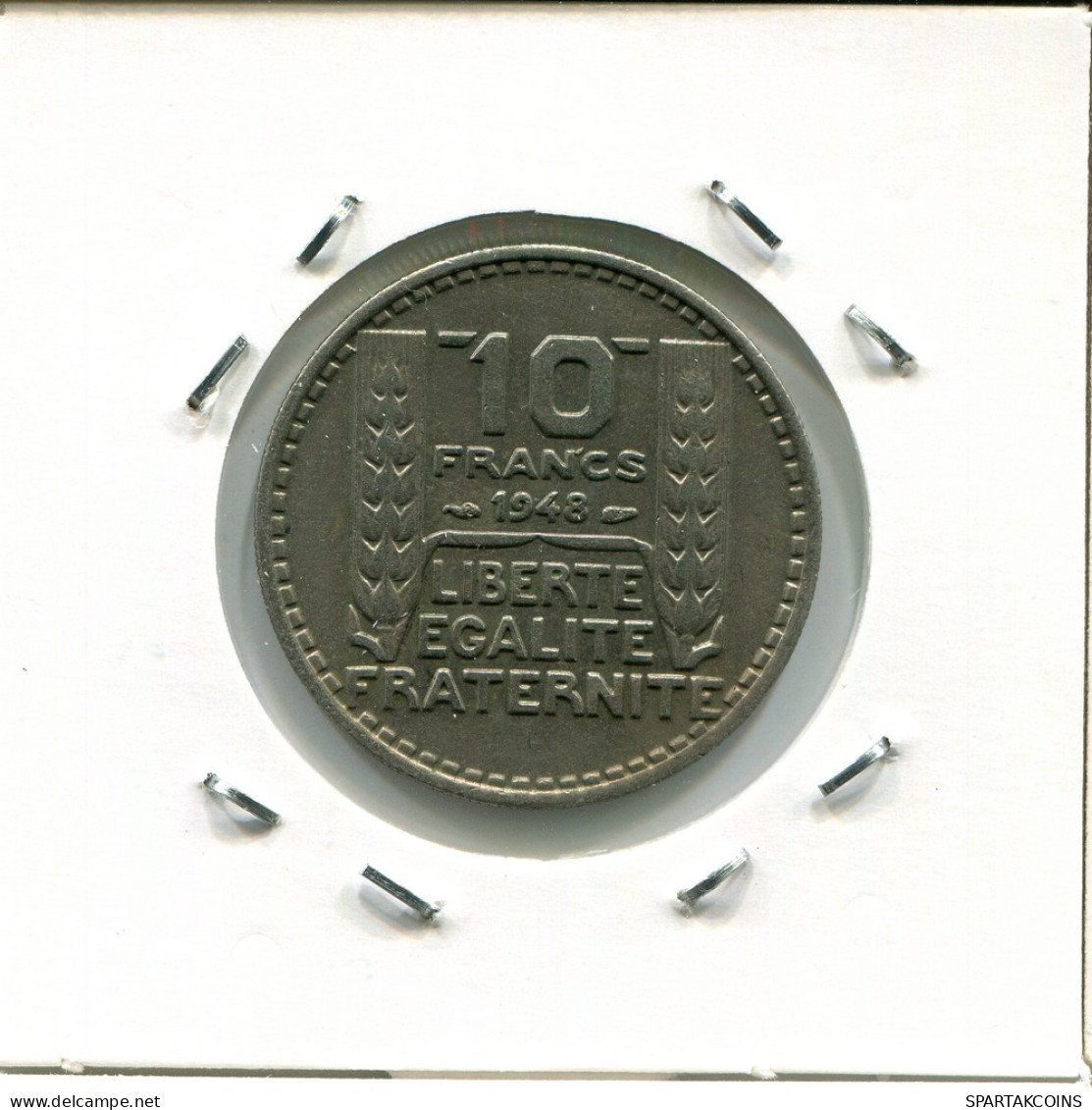 10 FRANCS 1948 FRANKREICH FRANCE Französisch Münze #AP003.D - 10 Francs
