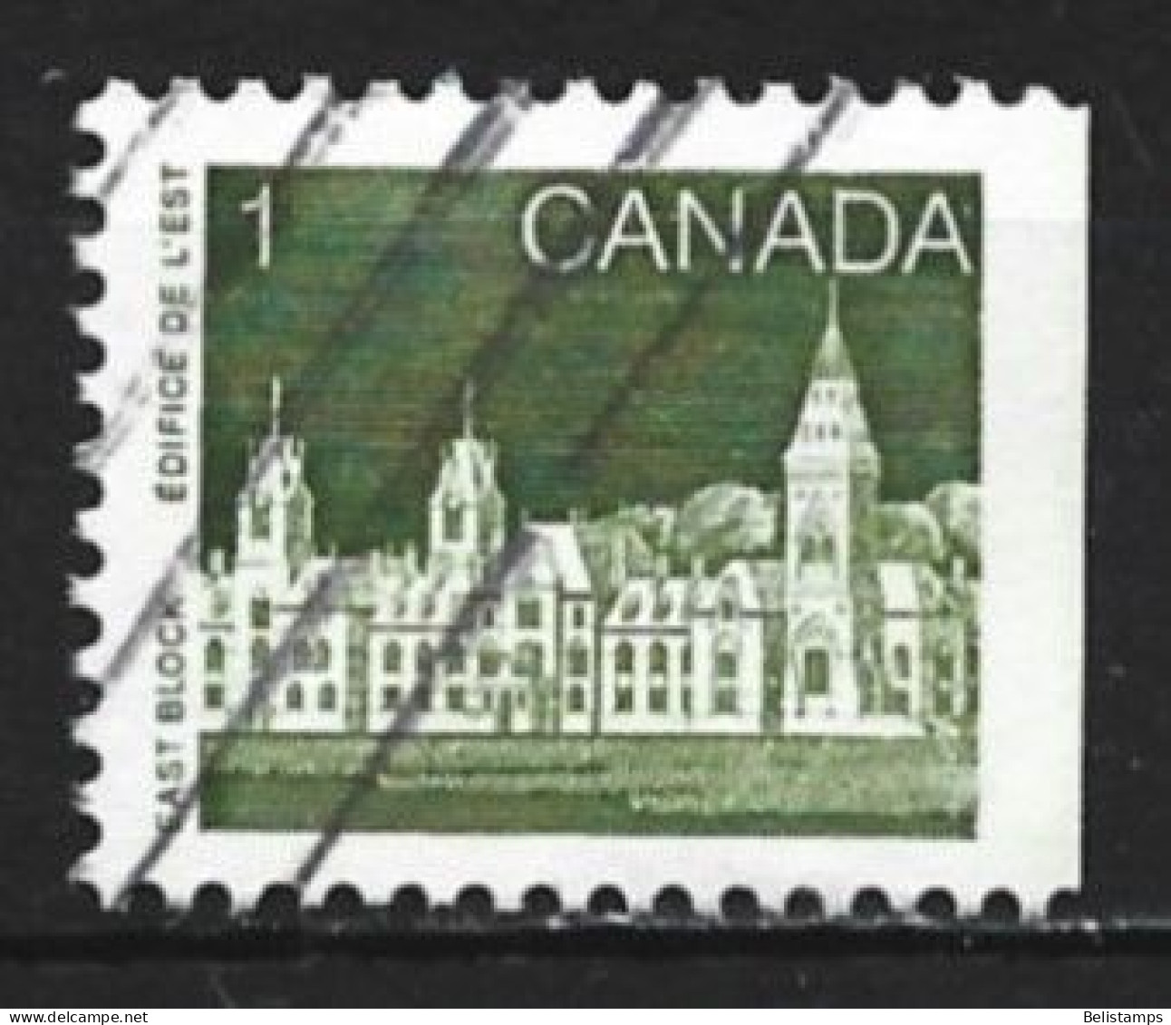 Canada 1987. Scott #938 (U) Parliament (East Block) - Timbres Seuls