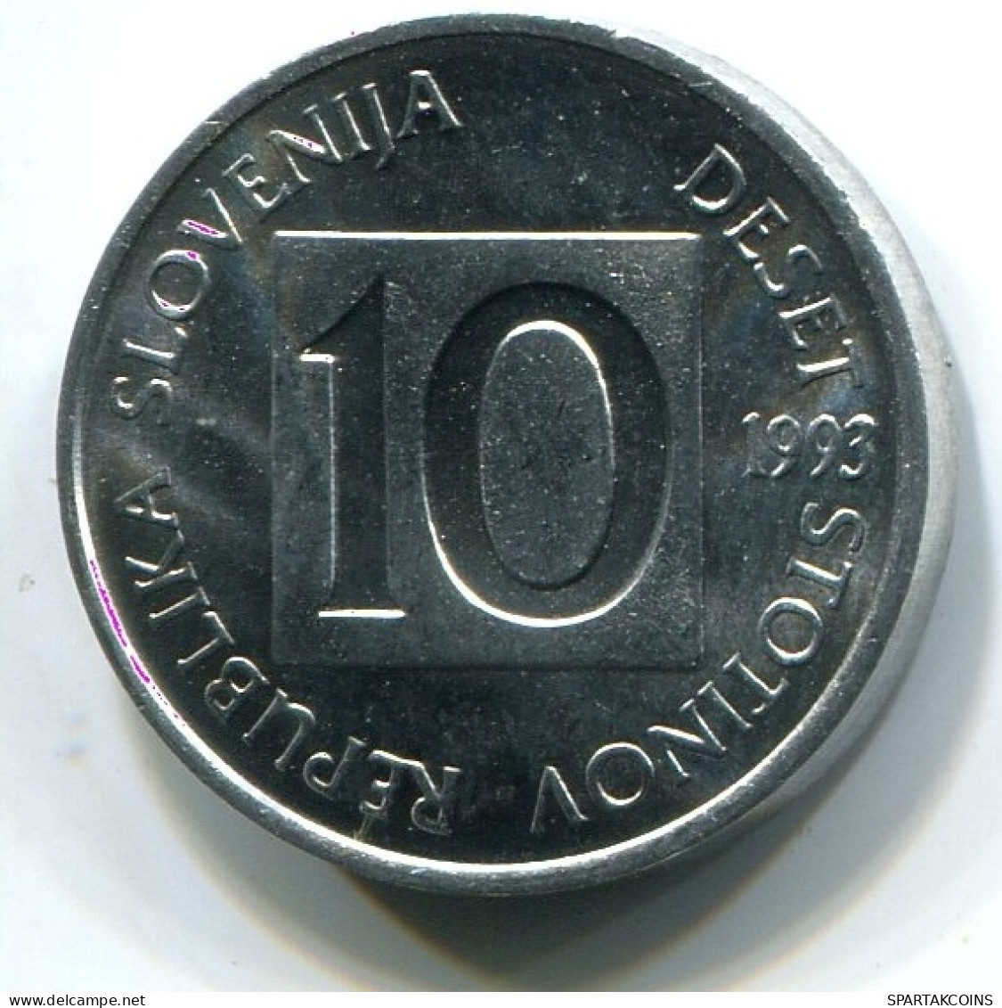 10 TOLAR 1993 SLOVENIA UNC The Salamander Coin #W10916.U - Slovenië