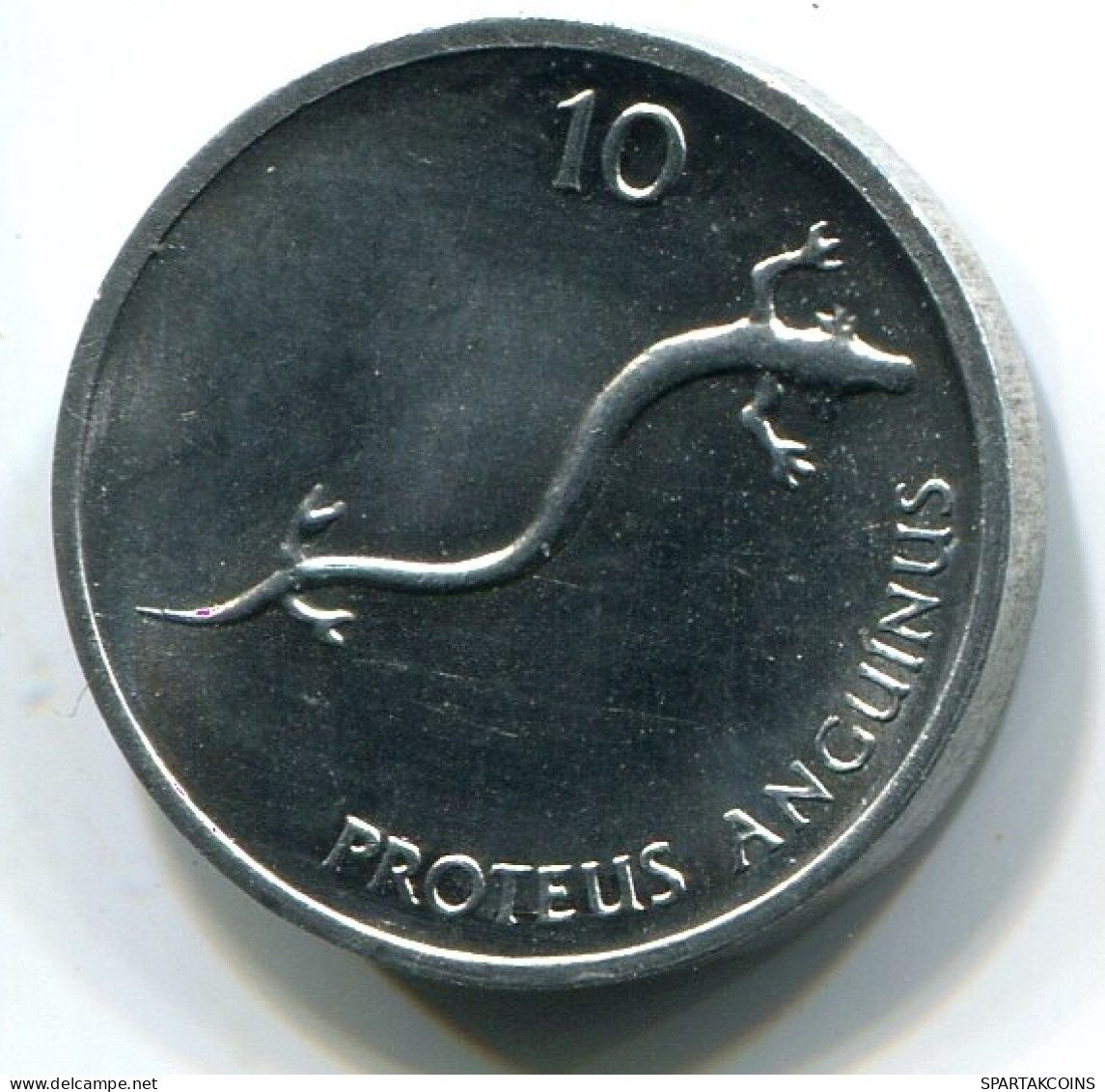 10 TOLAR 1993 SLOVENIA UNC The Salamander Coin #W10916.U - Slovenia