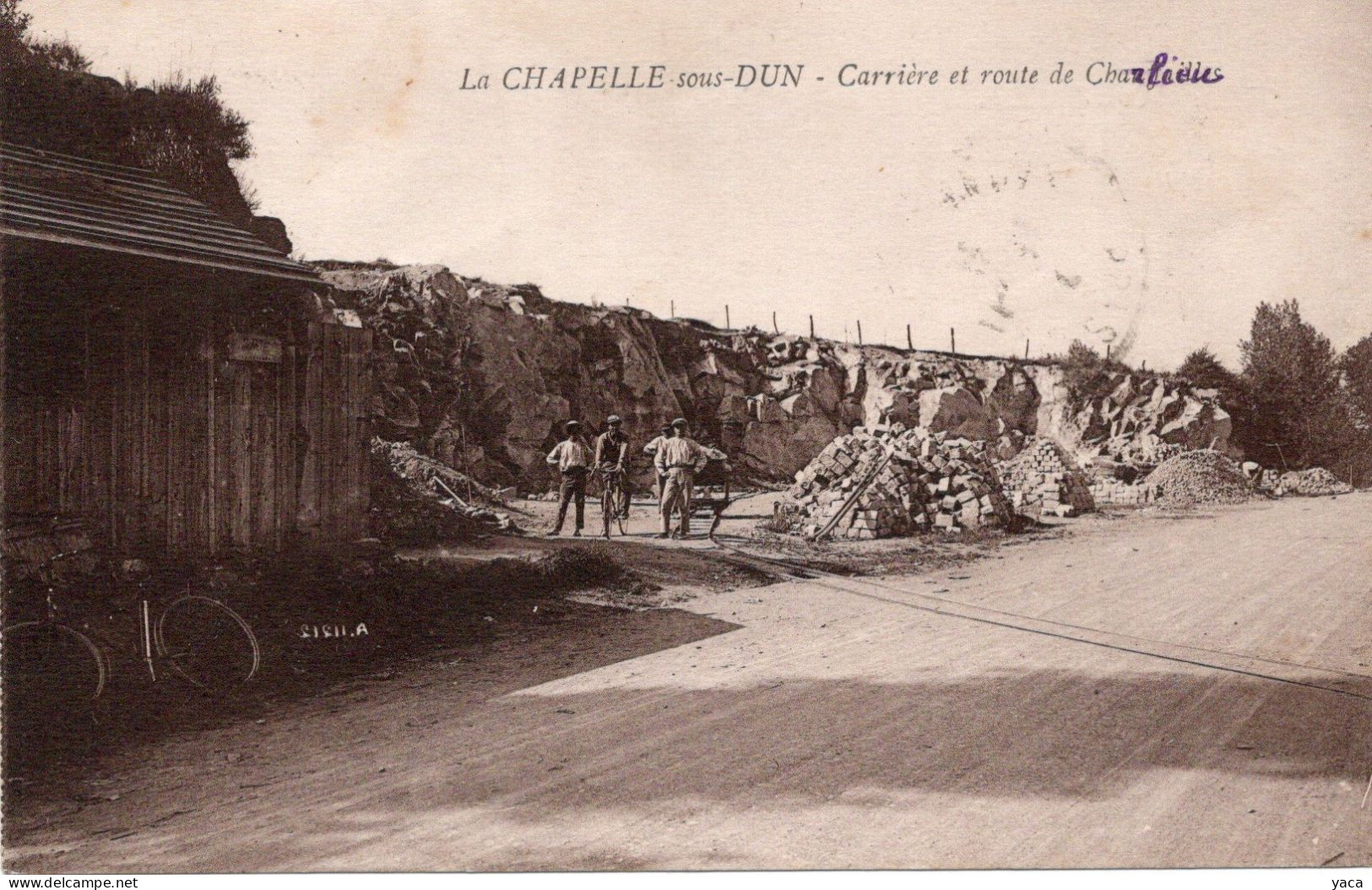 La Chapelle Sous Dun Carrièreet Route De Charlieu - Mines