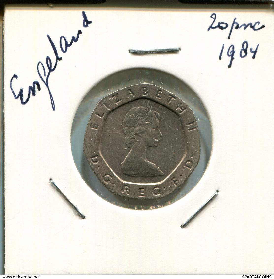 20 PENCE 1984 UK GBAN BRETAÑA GREAT BRITAIN Moneda #AN550.E - 20 Pence