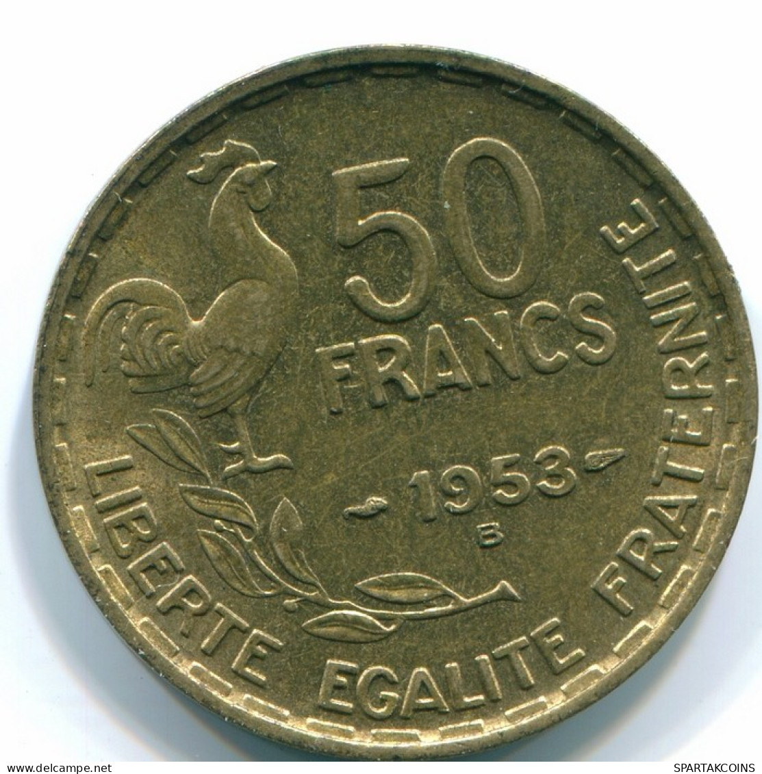 50 FRANCS 1953 B FRANCE Coin XF+ #FR1096.6 - 50 Francs