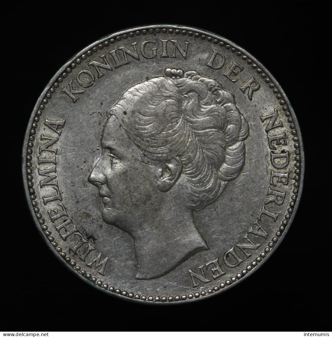 Pays Bas / Netherlands, Wilhelmina, 1 Gulden, 1939, Argent (Silver), SUP (AU), KM#161.1 - 1 Gulden