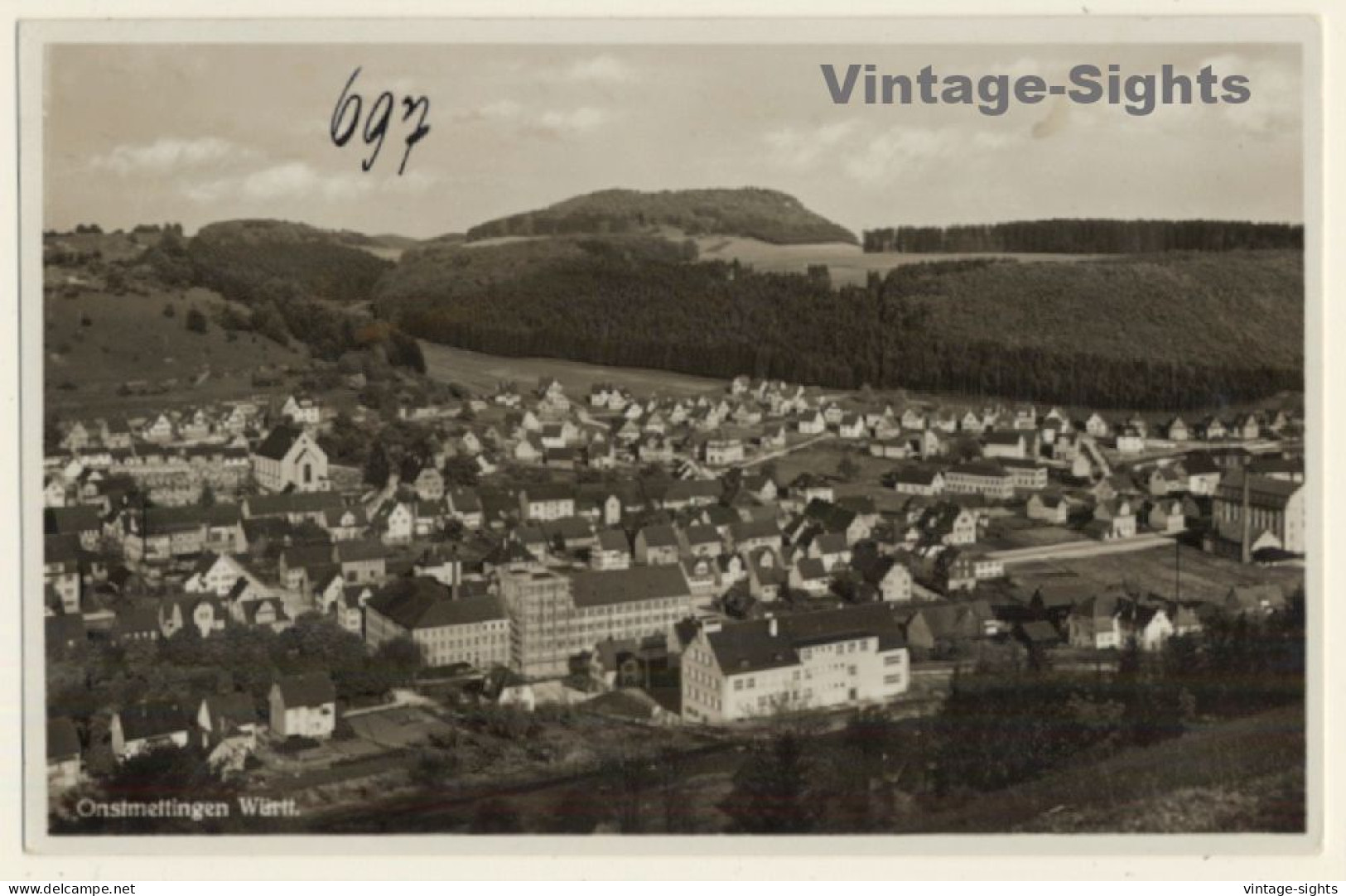 Onstmettingen / Albstadt: Total View (Vintage RPPC 1938) - Albstadt