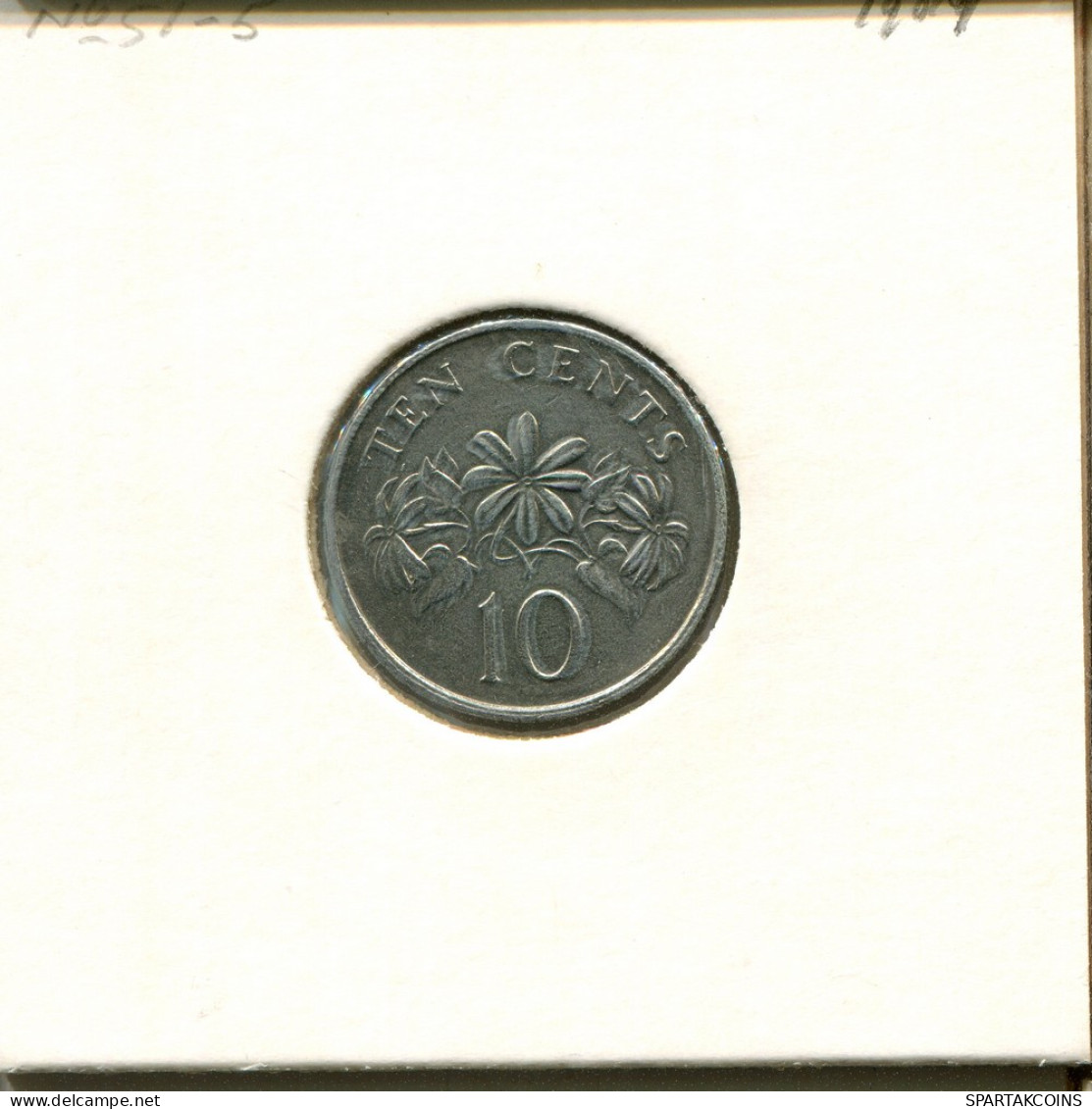 10 CENTS 1939 SINGAPUR SINGAPORE Münze #AR379.D - Singapour