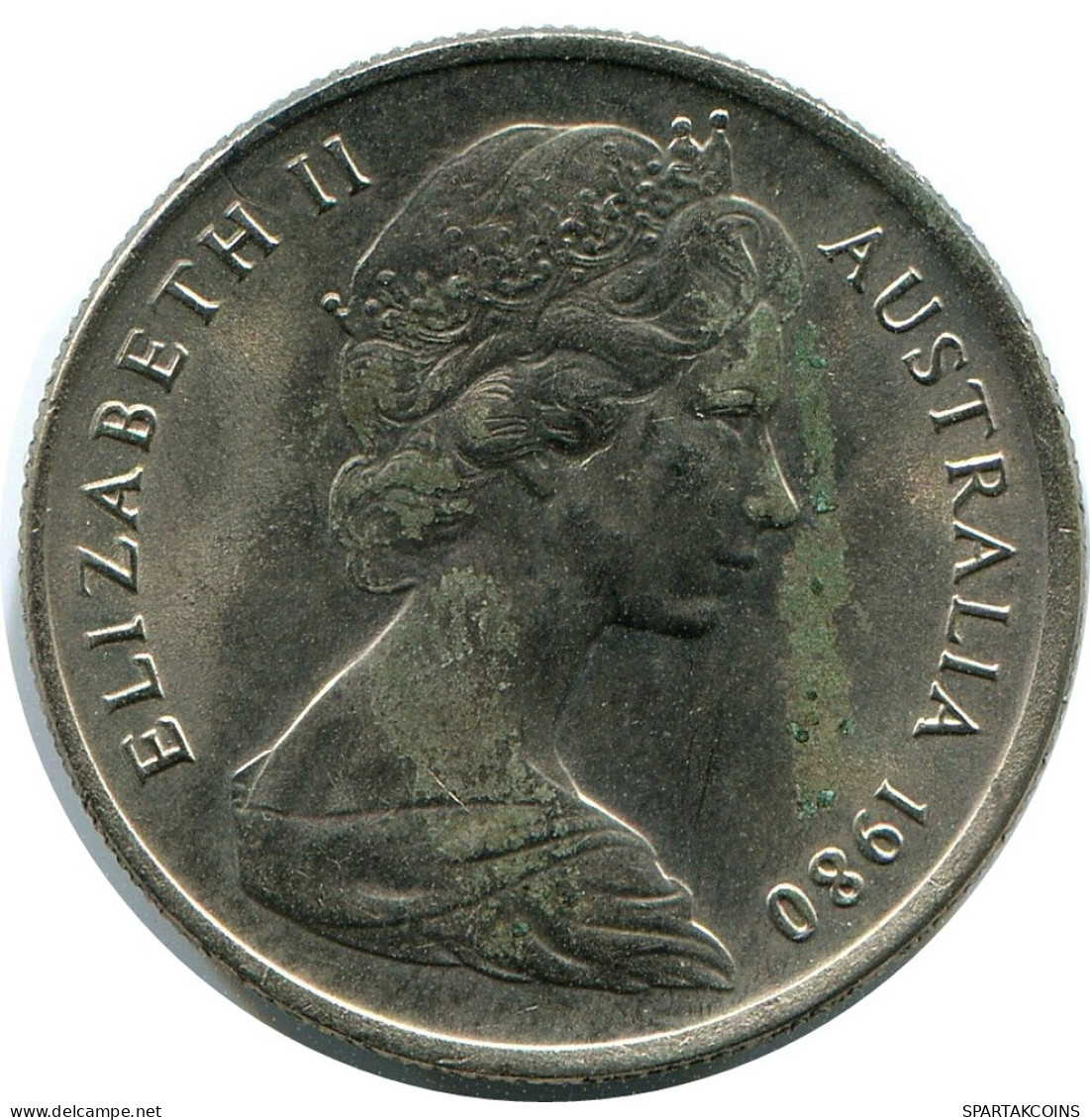 5 CENTS 1980 AUSTRALIA Moneda #AZ164.E - 5 Cents