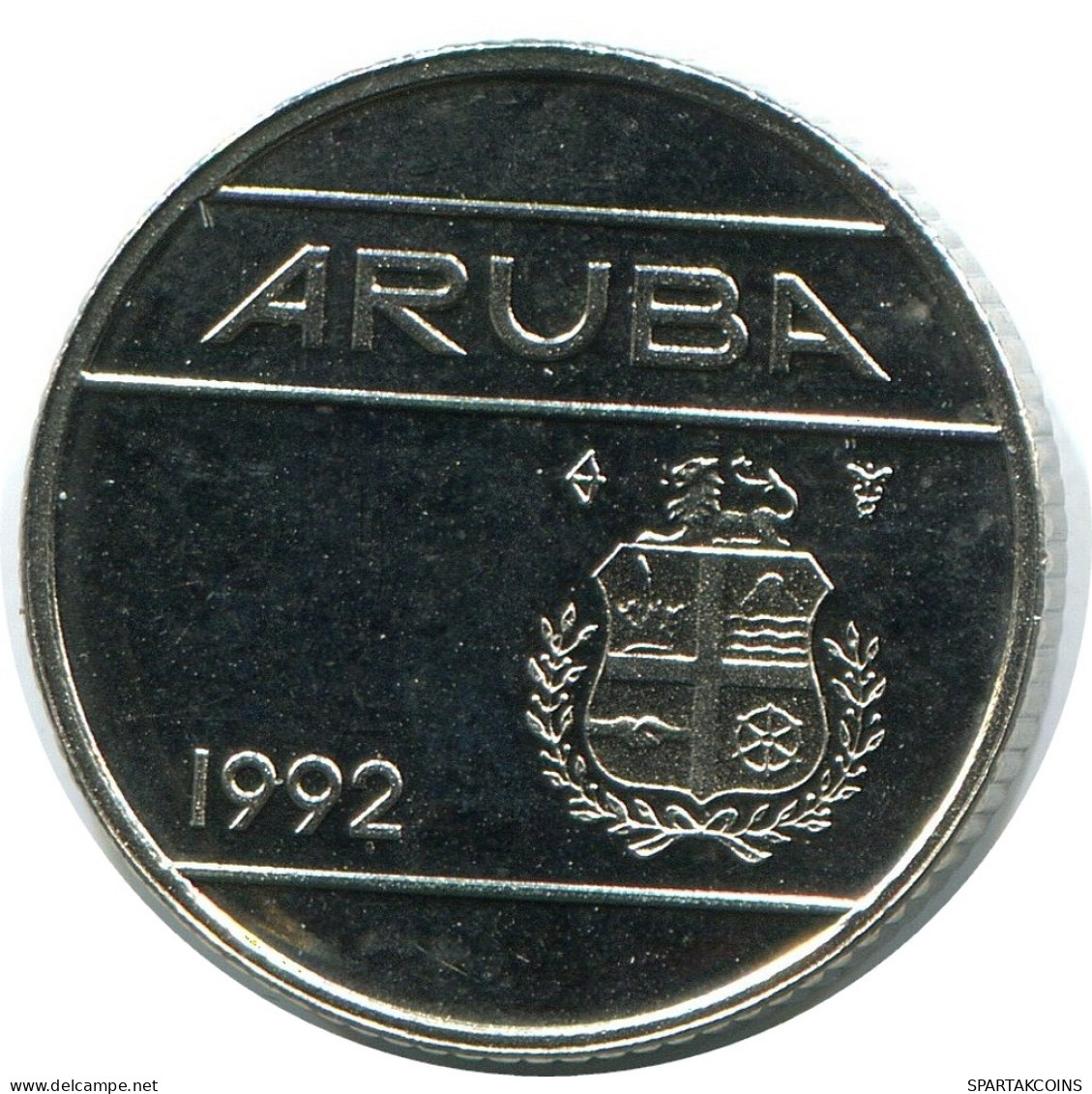 10 CENTS 1992 ARUBA Münze (From BU Mint Set) #AH078.D - Aruba