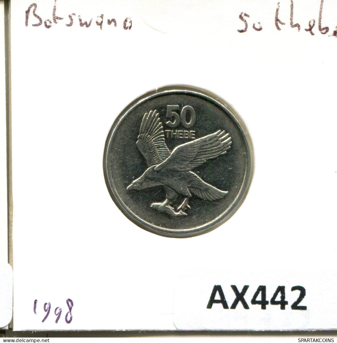 50 THEBE 1998 BOTSWANA Pièce #AX442.F - Botswana