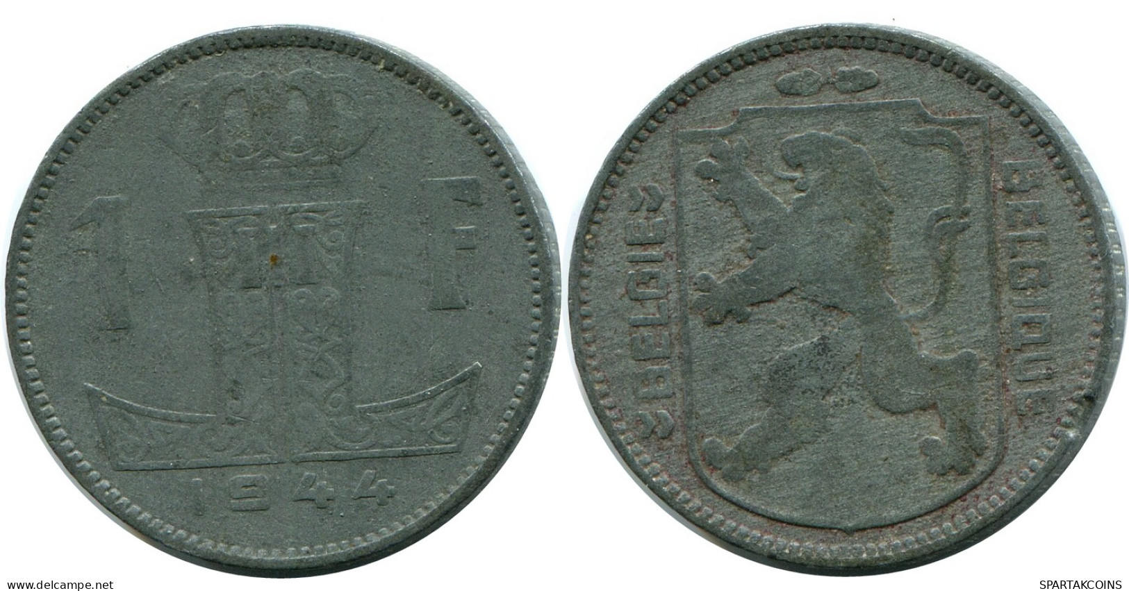 1 FRANC 1944 BELGIE-BELGIQUE BÉLGICA BELGIUM Moneda #BA705.E - 1 Franc