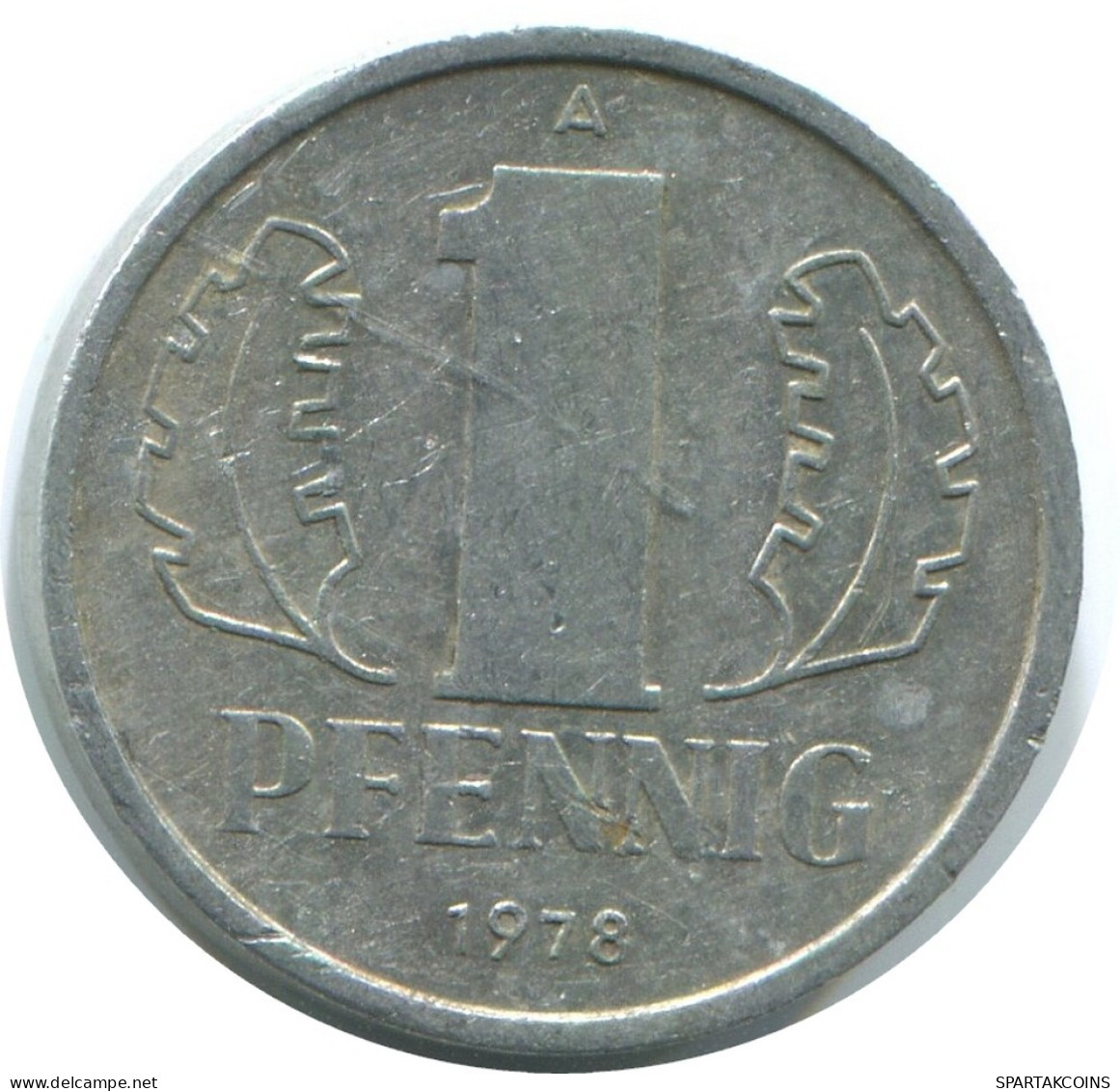 1 PFENNIG 1978 A DDR EAST GERMANY Coin #AE060.U - 1 Pfennig