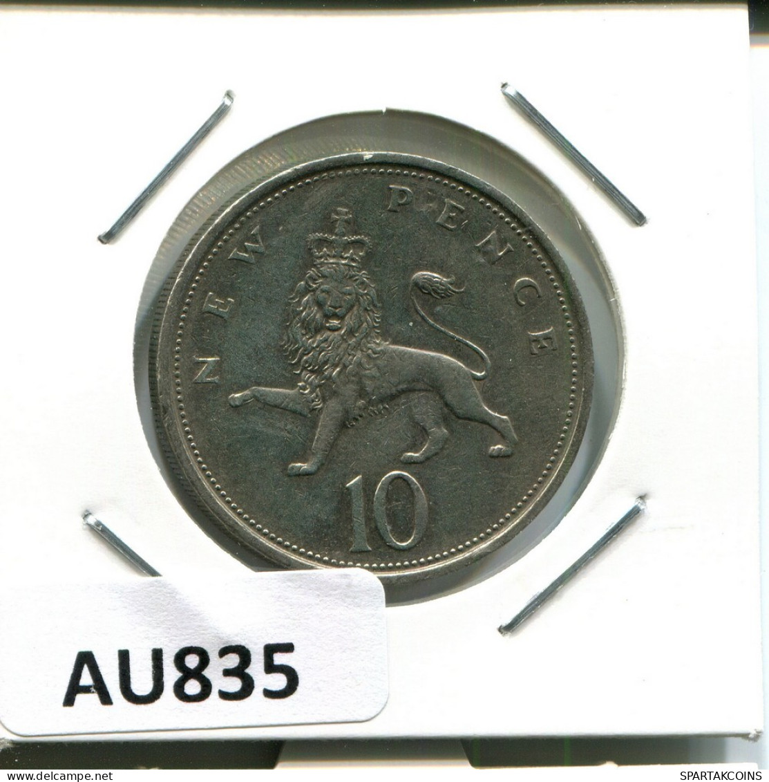 10 NEW PENCE 1976 UK GROßBRITANNIEN GREAT BRITAIN Münze #AU835.D - 10 Pence & 10 New Pence