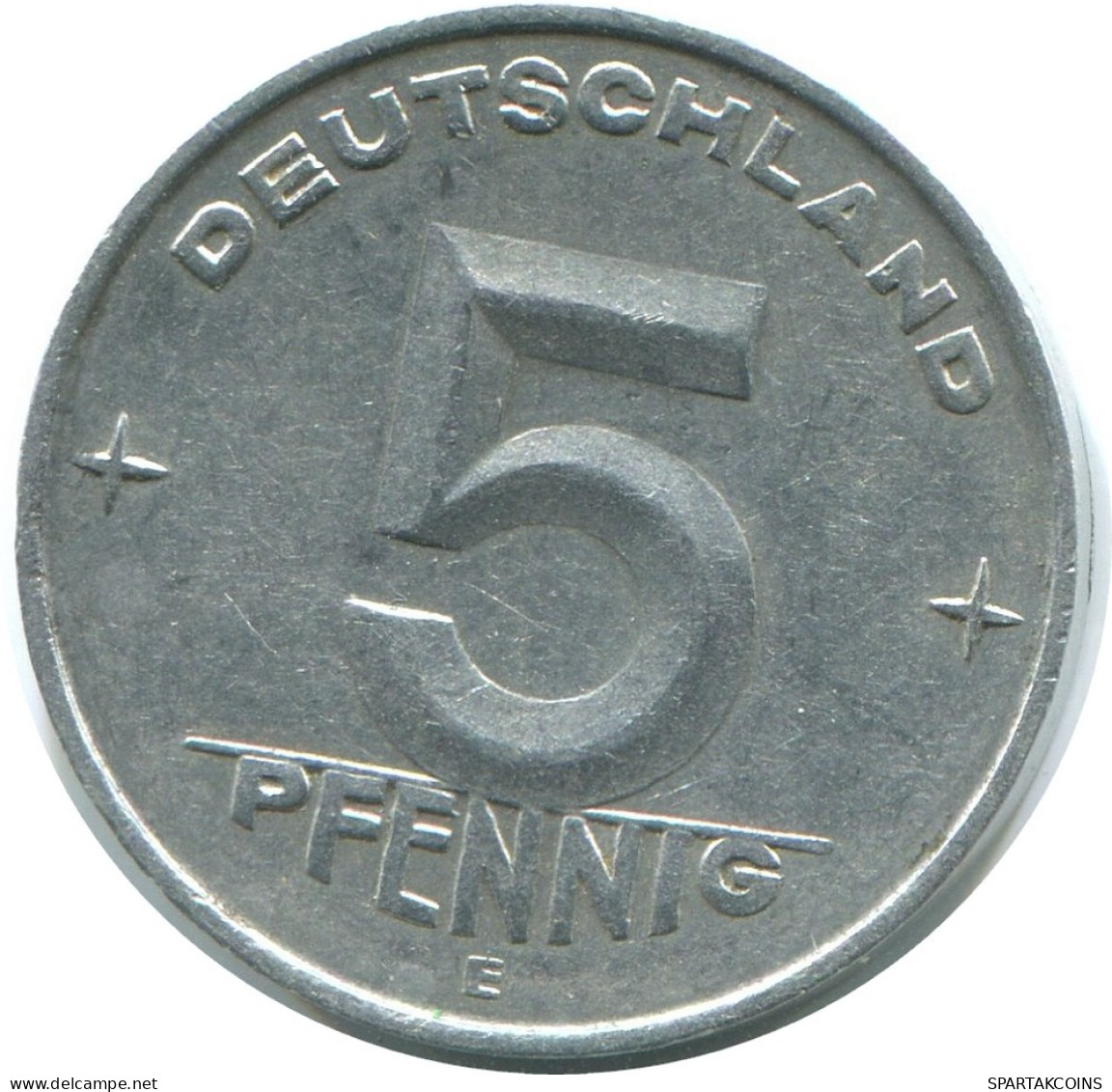 5 PFENNIG 1952 E DDR EAST ALLEMAGNE Pièce GERMANY #AE024.F - 5 Pfennig