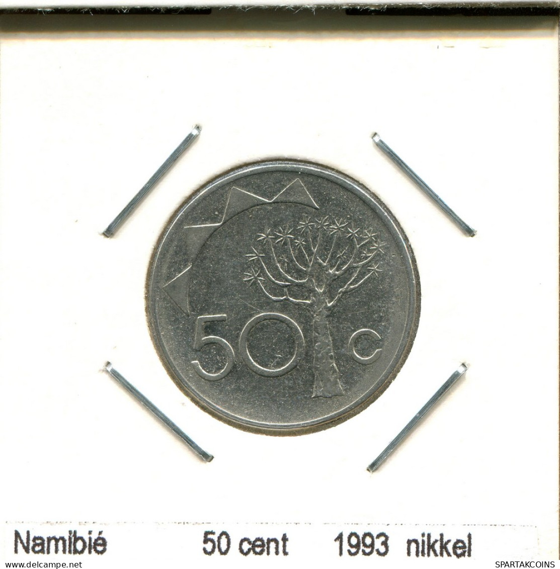 50 CENTS 1993 NAMIBIA Coin #AS396.U - Namibië