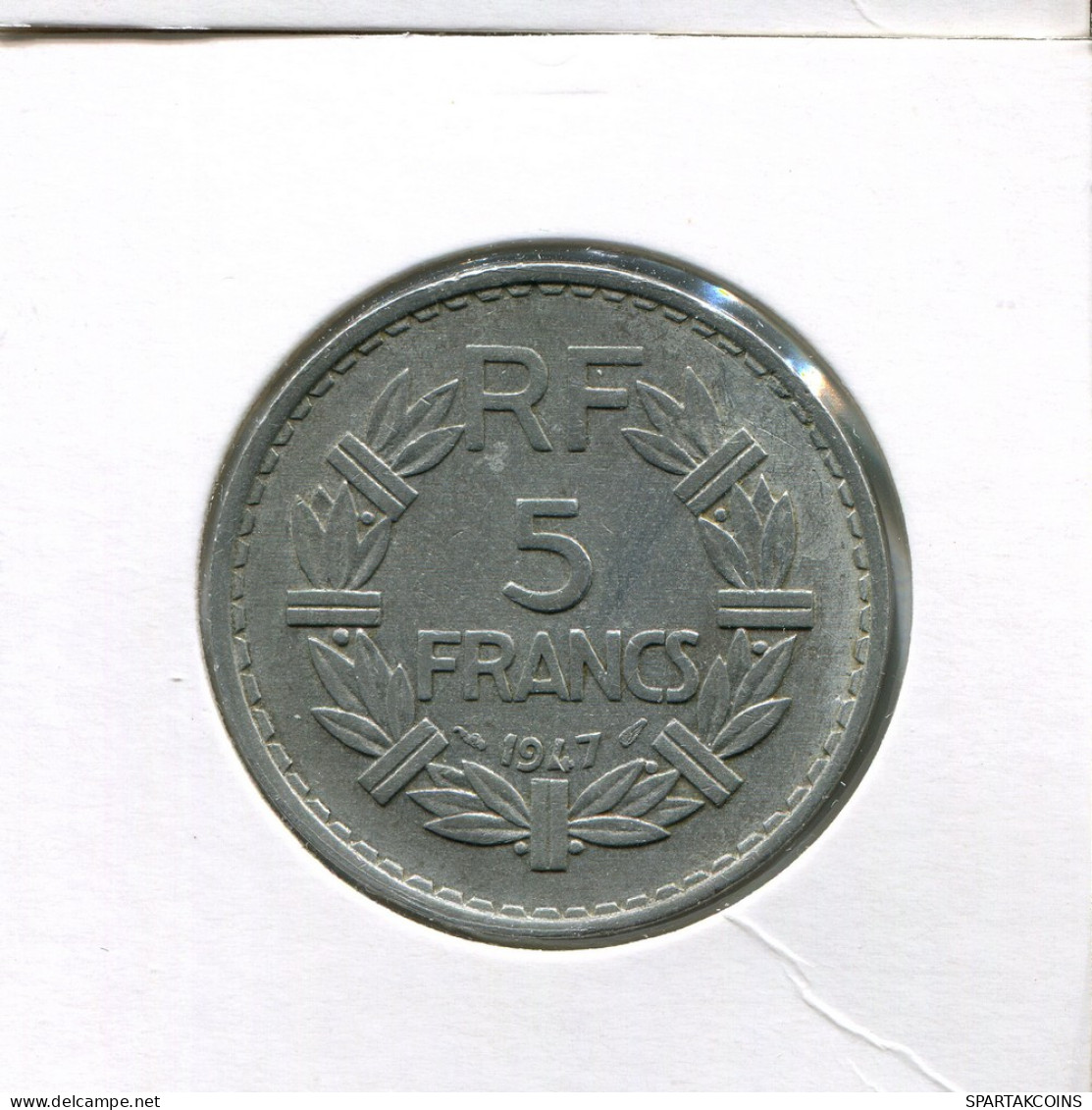 5 FRANCS 1947 FRANKREICH FRANCE Französisch Münze #AK758.D - 5 Francs