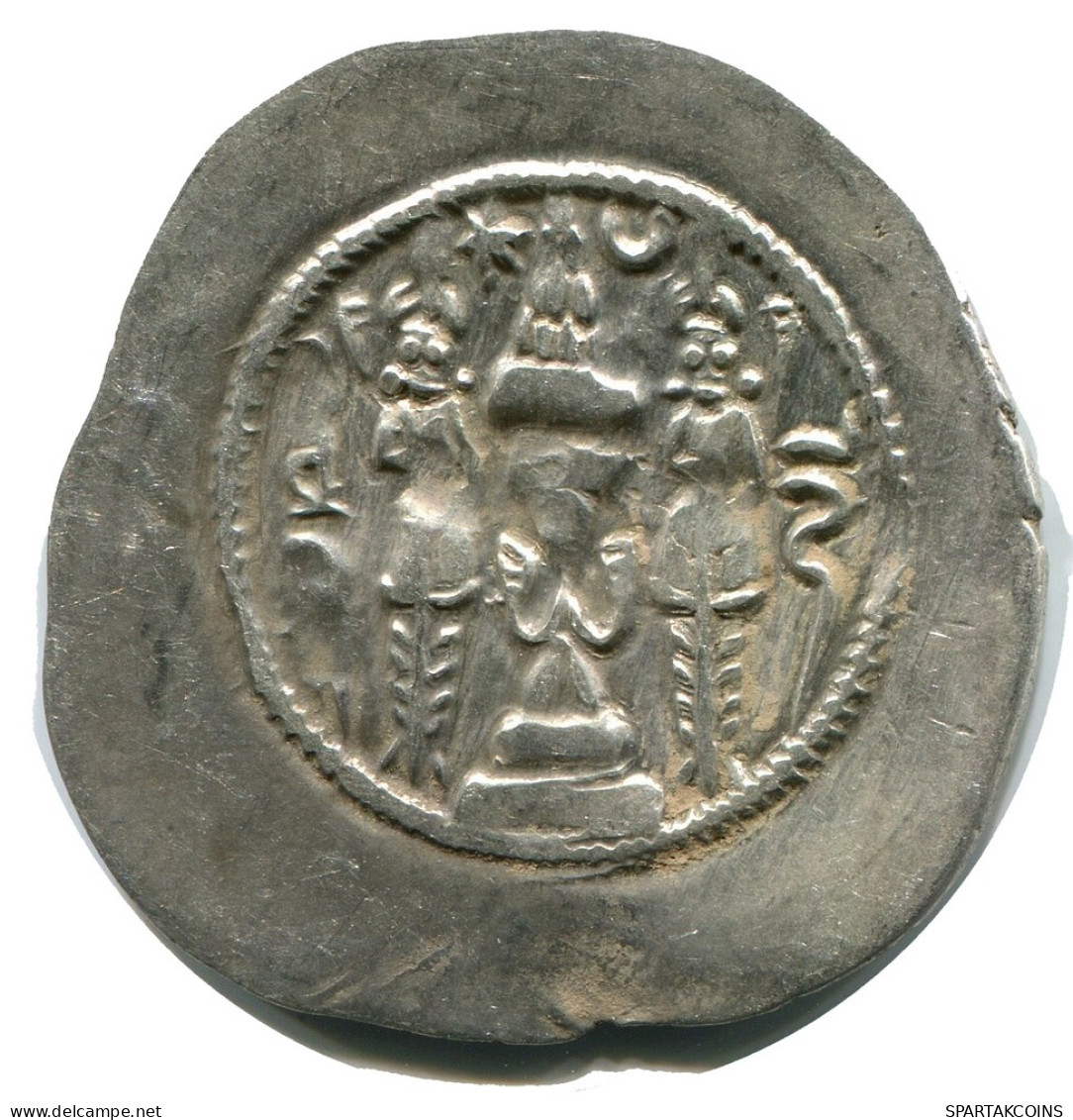 SASSANIAN KHUSRU I AD 531-579 AR Drachm Mitch-ACW.1028--1072 #AH222..E - Orientale