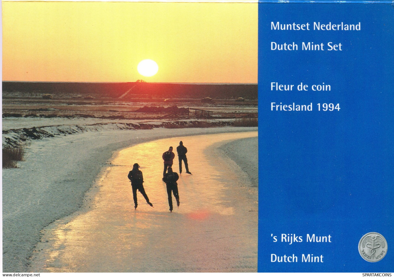 NÉERLANDAIS NETHERLANDS 1994 MINT SET 6 Pièce + MEDAL #SET1122.4.F - Mint Sets & Proof Sets