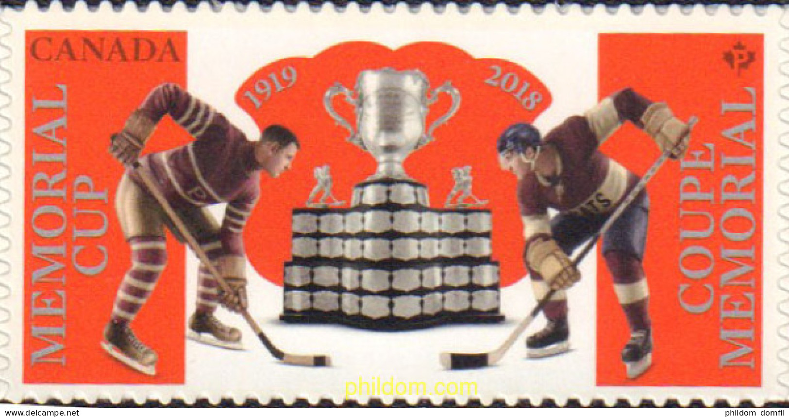 593952 MNH CANADA 2018 COPA NACIONAL DE HOCKEY SOBRE HIELO - Altri & Non Classificati