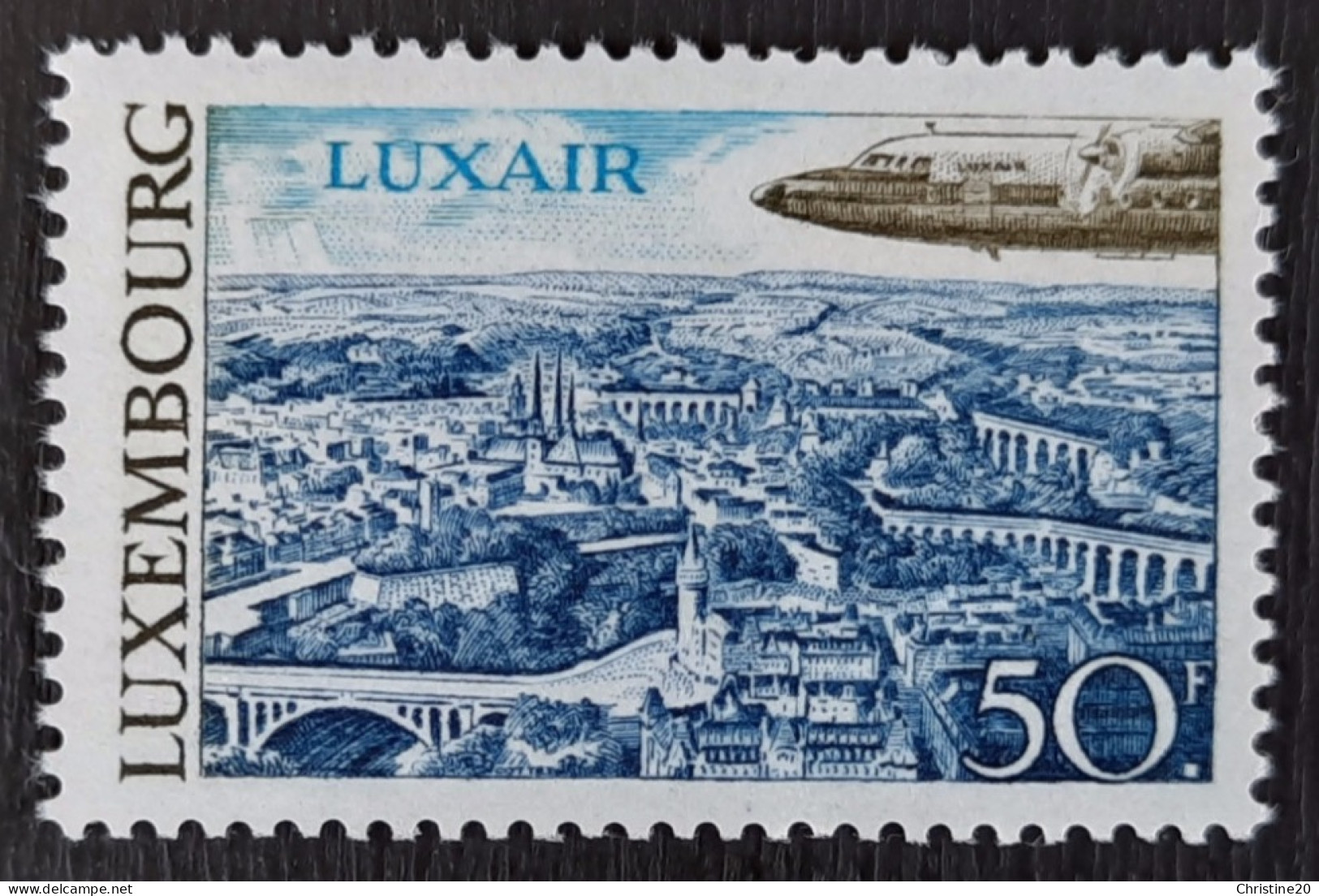 Luxembourg 1968 PA21 **TB Cote 5€50 - Ungebraucht