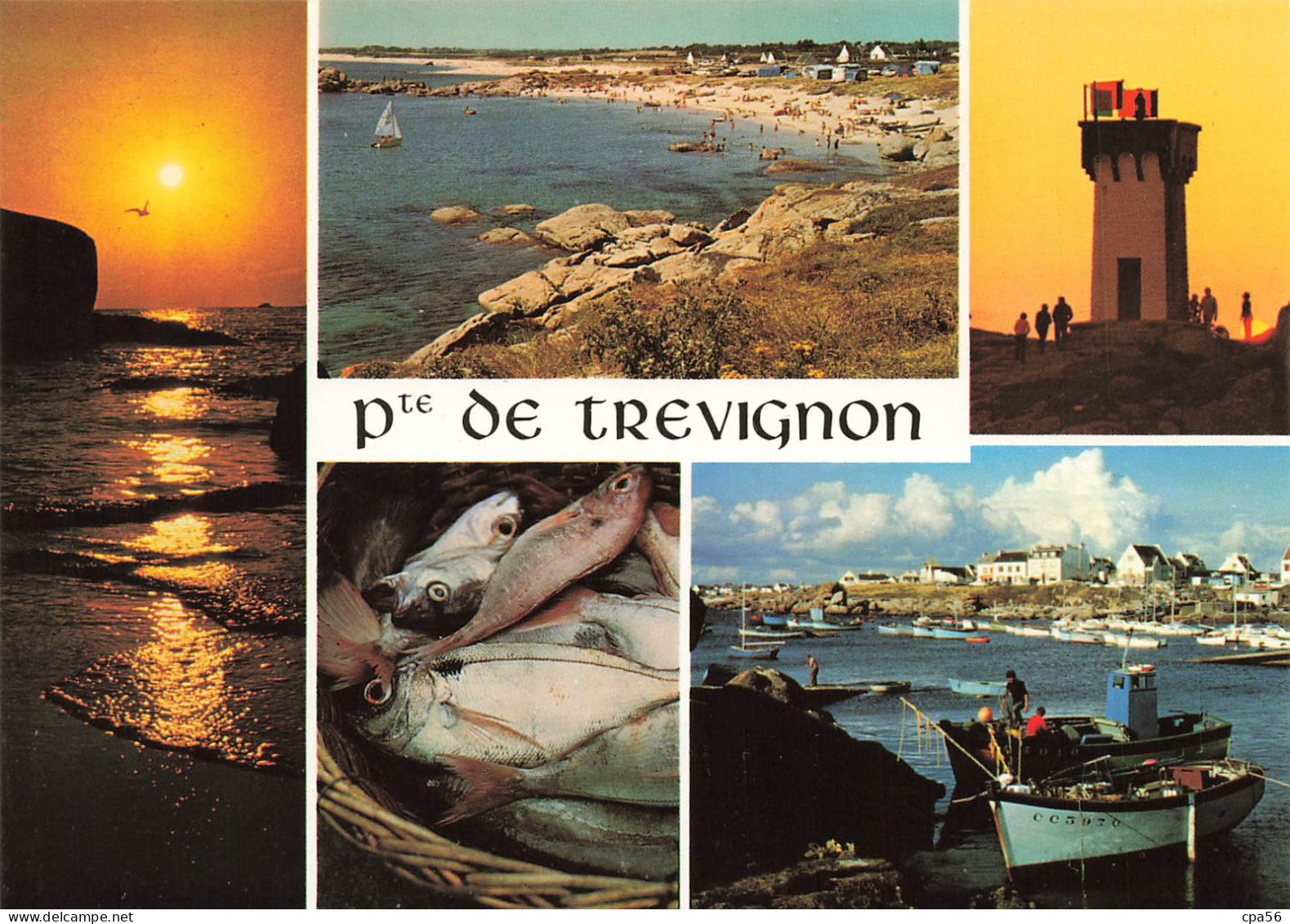 TRÉGUNC - Pointe De Trévignon - Plage De PEN LORCH' - Le PORT - N°9970 B.E.B. YCA Caoudal éd. (VUE DIFFÉRENTE Du N°9970) - Trégunc