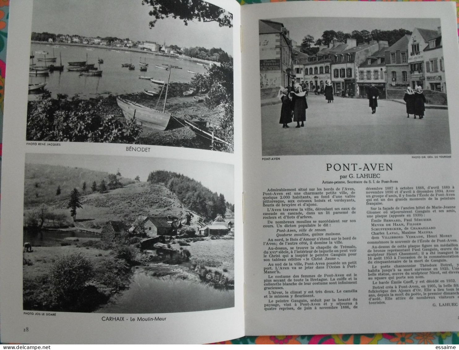 La France à table n° 84. 1960. Finistère. Bretagne raz audierne Brest morlaix chateaulin quimper crozon . gastronomie