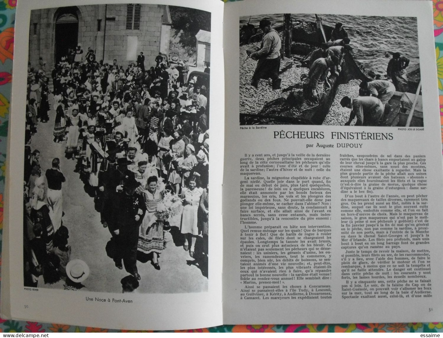 La France à table n° 84. 1960. Finistère. Bretagne raz audierne Brest morlaix chateaulin quimper crozon . gastronomie