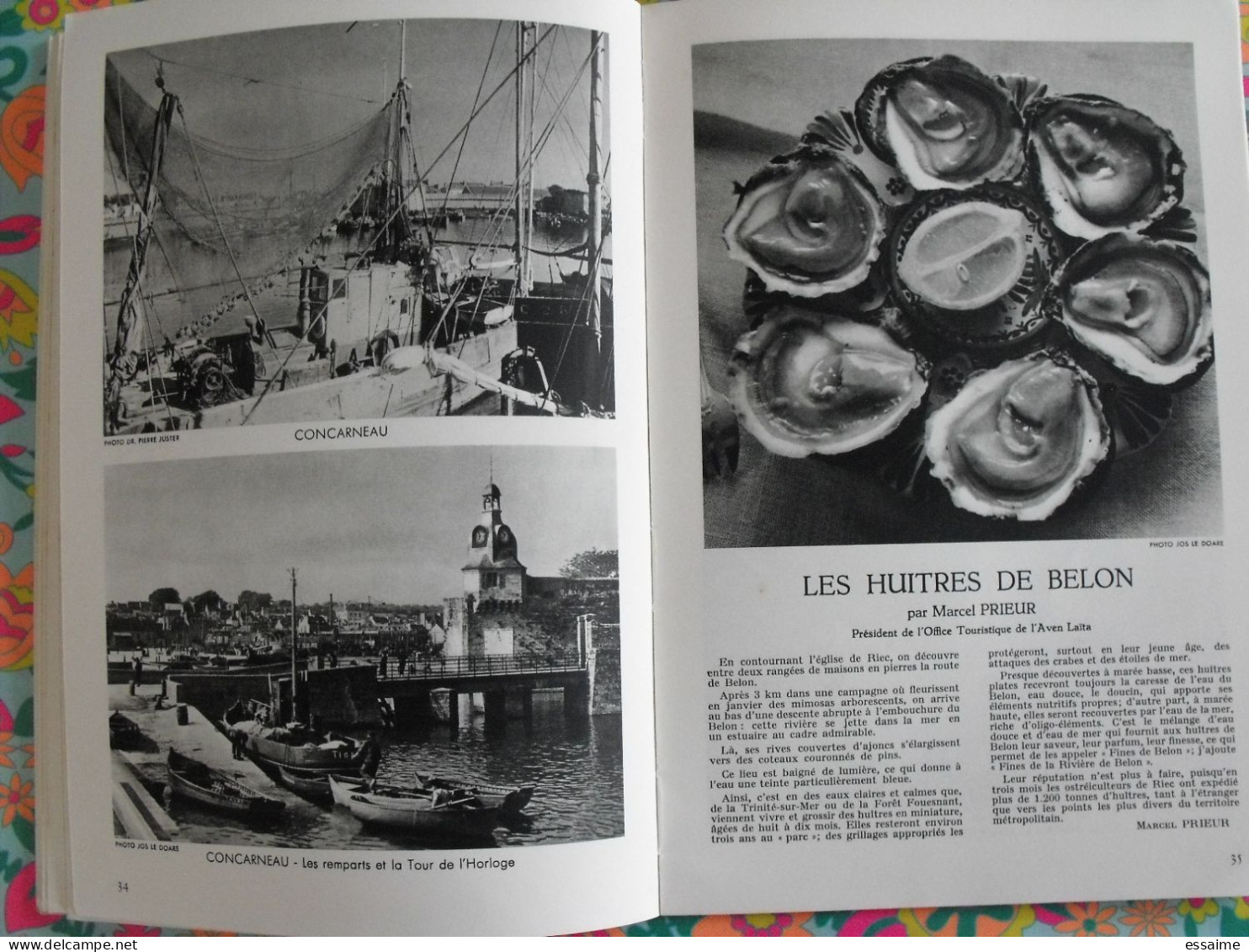 La France à table n° 84. 1960. Finistère. Bretagne raz audierne Brest morlaix chateaulin quimper crozon . gastronomie